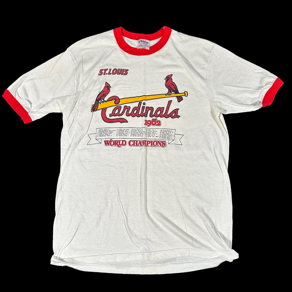 Vintage Hanes St. Louis Cardinals World Championship T-Shirt Size Large